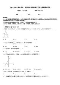 2022-2023学年北京二中学教育集团数学七下期末调研模拟试题含答案