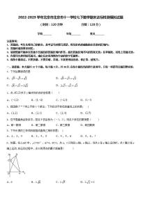 2022-2023学年北京市北京市十一学校七下数学期末达标检测模拟试题含答案