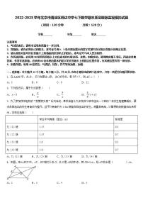 2022-2023学年北京市海淀区师达中学七下数学期末质量跟踪监视模拟试题含答案