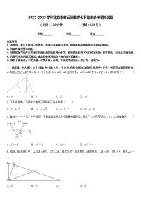 2022-2023学年北京市密云区数学七下期末统考模拟试题含答案