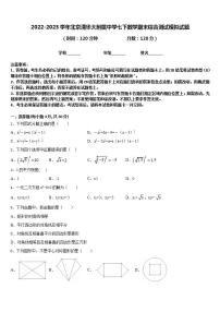 2022-2023学年北京清华大附属中学七下数学期末综合测试模拟试题含答案