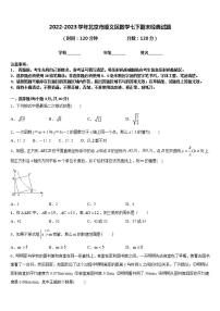 2022-2023学年北京市顺义区数学七下期末经典试题含答案