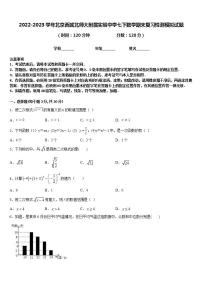 2022-2023学年北京西城北师大附属实验中学七下数学期末复习检测模拟试题含答案