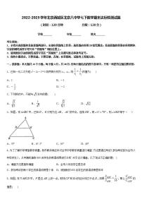 2022-2023学年北京西城区北京八中学七下数学期末达标检测试题含答案