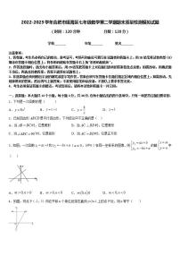 2022-2023学年合肥市瑶海区七年级数学第二学期期末质量检测模拟试题含答案