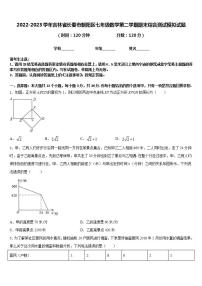 2022-2023学年吉林省长春市朝阳区七年级数学第二学期期末综合测试模拟试题含答案