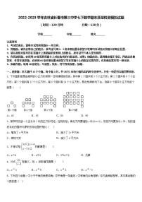 2022-2023学年吉林省长春市第三中学七下数学期末质量检测模拟试题含答案