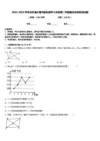 2022-2023学年吉林省长春市新区数学七年级第二学期期末质量检测试题含答案