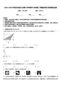 2022-2023学年四川省乐山市第七中学数学七年级第二学期期末复习检测模拟试题含答案