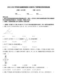 2022-2023学年四川省德阳旌阳区六校联考七下数学期末质量检测试题含答案