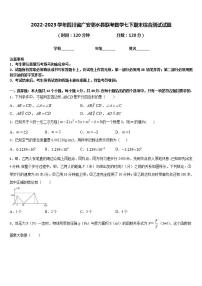 2022-2023学年四川省广安邻水县联考数学七下期末综合测试试题含答案