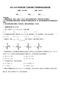 2022-2023学年四川省广元市旺苍县七下数学期末综合测试试题含答案