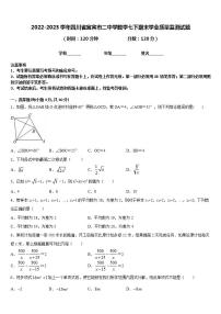 2022-2023学年四川省宜宾市二中学数学七下期末学业质量监测试题含答案