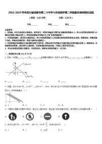 2022-2023学年四川省成都市第二十中学七年级数学第二学期期末调研模拟试题含答案