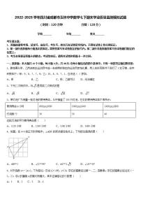 2022-2023学年四川省成都市玉林中学数学七下期末学业质量监测模拟试题含答案