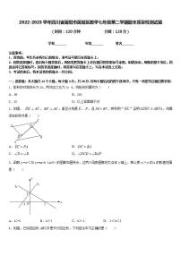 2022-2023学年四川省简阳市简城区数学七年级第二学期期末质量检测试题含答案