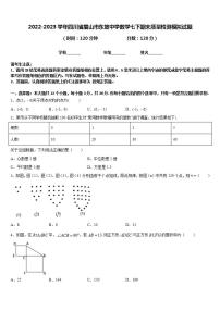 2022-2023学年四川省眉山市东坡中学数学七下期末质量检测模拟试题含答案