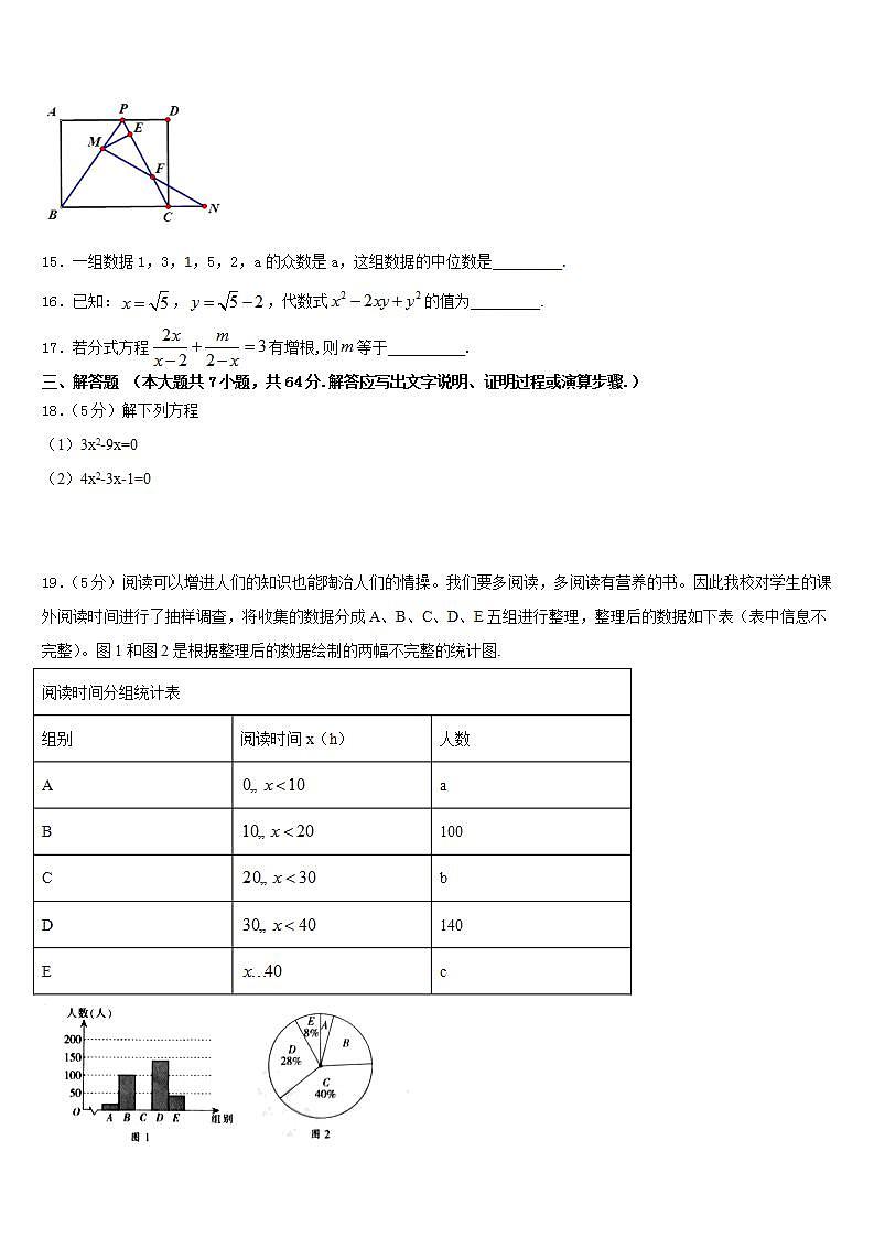 2022-2023学年四川省自贡市曙光中学七下数学期末联考模拟试题含答案第3页