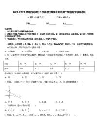 2022-2023学年四川绵阳外国语学校数学七年级第二学期期末联考试题含答案