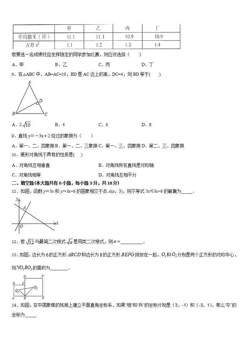 2022-2023学年天津市宝坻区数学七年级第二学期期末联考模拟试题含答案第2页