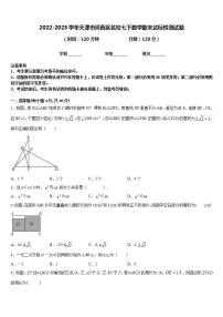 2022-2023学年天津市河西区名校七下数学期末达标检测试题含答案