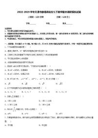 2022-2023学年天津市静海县名校七下数学期末调研模拟试题含答案