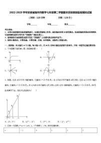 2022-2023学年安徽省亳州市数学七年级第二学期期末质量跟踪监视模拟试题含答案