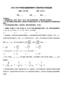 2022-2023学年四川省简阳市数学七下期末学业水平测试试题含答案