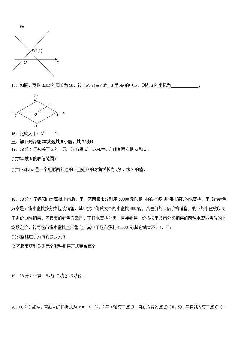 2022-2023学年安徽省合肥市中学国科技大附中数学七年级第二学期期末联考试题含答案第3页