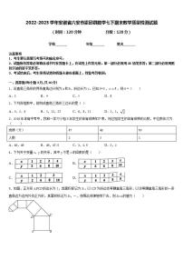 2022-2023学年安徽省六安市霍邱县数学七下期末教学质量检测试题含答案