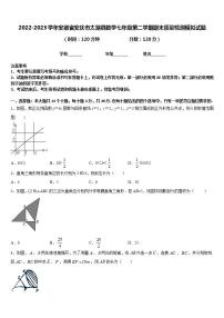 2022-2023学年安徽省安庆市太湖县数学七年级第二学期期末质量检测模拟试题含答案