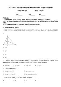 2022-2023学年安徽省砀山县联考数学七年级第二学期期末检测试题含答案