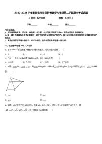 2022-2023学年安徽省来安县联考数学七年级第二学期期末考试试题含答案