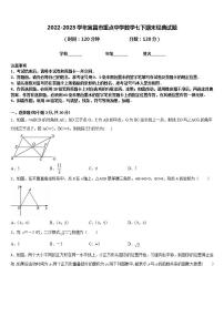 2022-2023学年宜昌市重点中学数学七下期末经典试题含答案