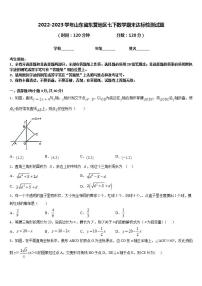 2022-2023学年山东省东营地区七下数学期末达标检测试题含答案