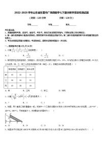 2022-2023学年山东省东营市广饶县数学七下期末教学质量检测试题含答案