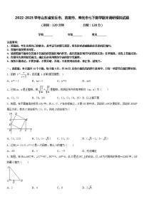 2022-2023学年山东省安丘市、高密市、寿光市七下数学期末调研模拟试题含答案