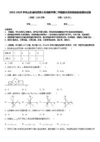 2022-2023学年山东省利津县七年级数学第二学期期末质量跟踪监视模拟试题含答案