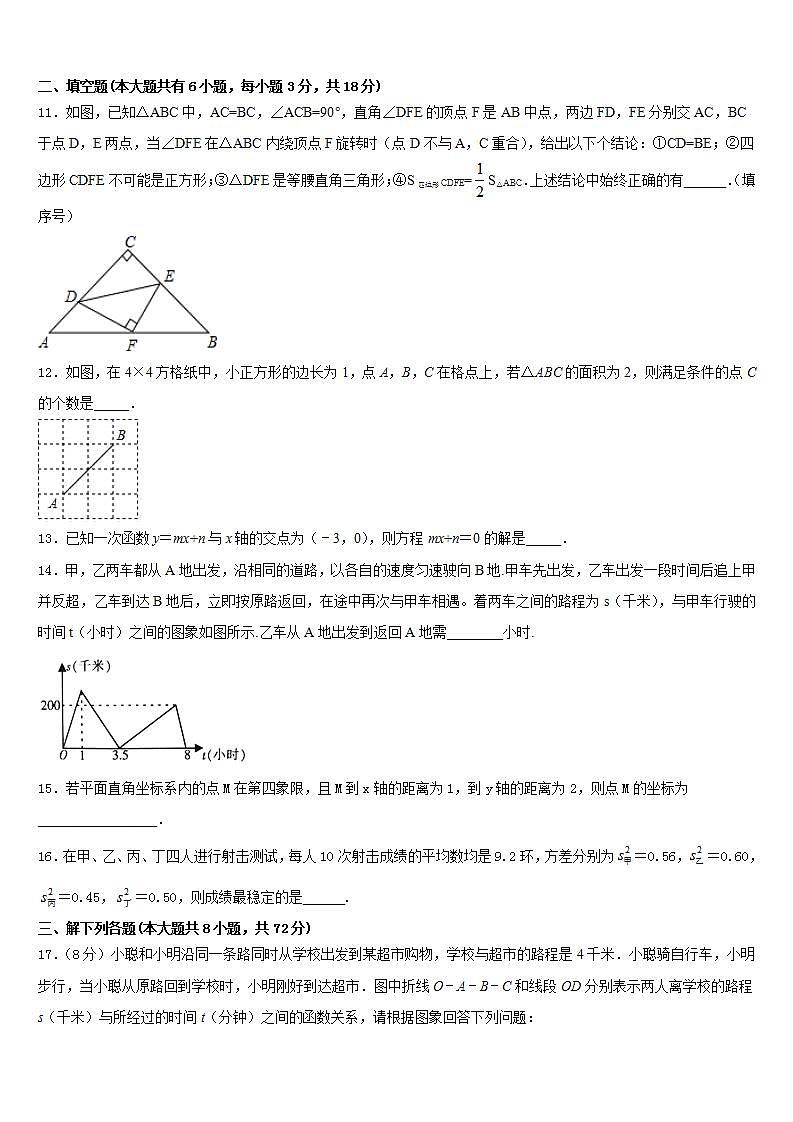 2022-2023学年山东省临清市刘垓子镇中学七下数学期末质量检测试题含答案03