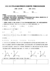 2022-2023学年山东省临沂费县联考七年级数学第二学期期末综合测试试题含答案