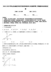 2022-2023学年山东省临沂经济开发区四校联考七年级数学第二学期期末综合测试试题含答案