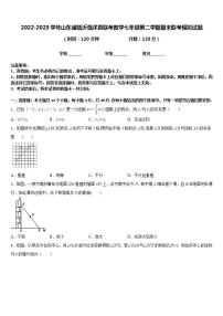 2022-2023学年山东省临沂临沭县联考数学七年级第二学期期末联考模拟试题含答案