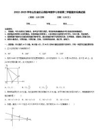 2022-2023学年山东省庆云县联考数学七年级第二学期期末经典试题含答案