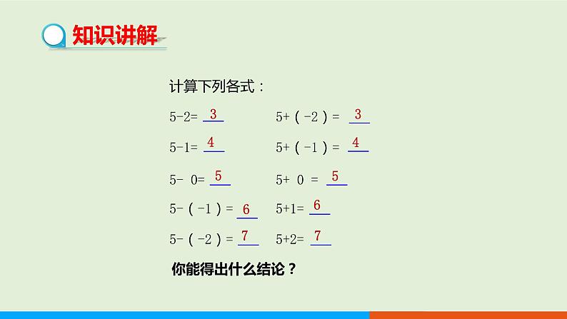 1.3.2 有理数的减法（第1课时） 教学课件-人教版数学七年级上册第4页