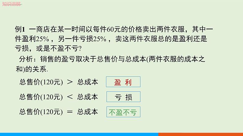 3.4  实际问题与一元一次方程　第2课时 销售问题与积分问题 教学课件-人教版数学七年级上册第6页
