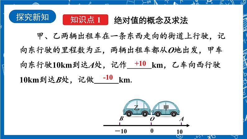 人教版数学七年级上册1.2.4 《绝对值 第一课时》 课件+教案+练习04