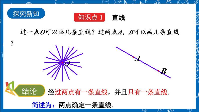 人教版数学七年级上册4.2 《直线、射线、线段（第1课时）》课件+教案+练习04