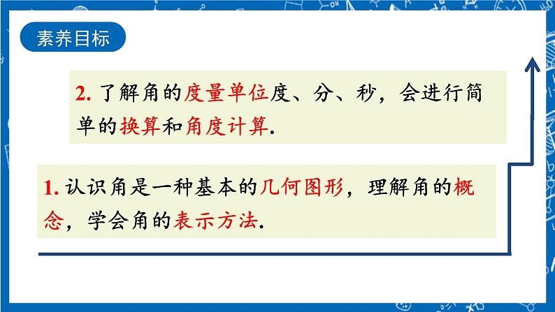 人教版数学七年级上册4.3.1 《角》课件第4页