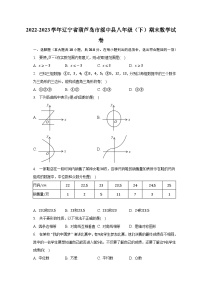 辽宁省葫芦岛市绥中县2022-2023学年八年级下学期期末数学试卷（含答案）