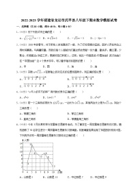 福建省龙岩市武平县2022-2023学年八年级下学期期末数学模拟试卷（含答案）